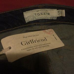 TORRID GIRLFRIEND JEANS